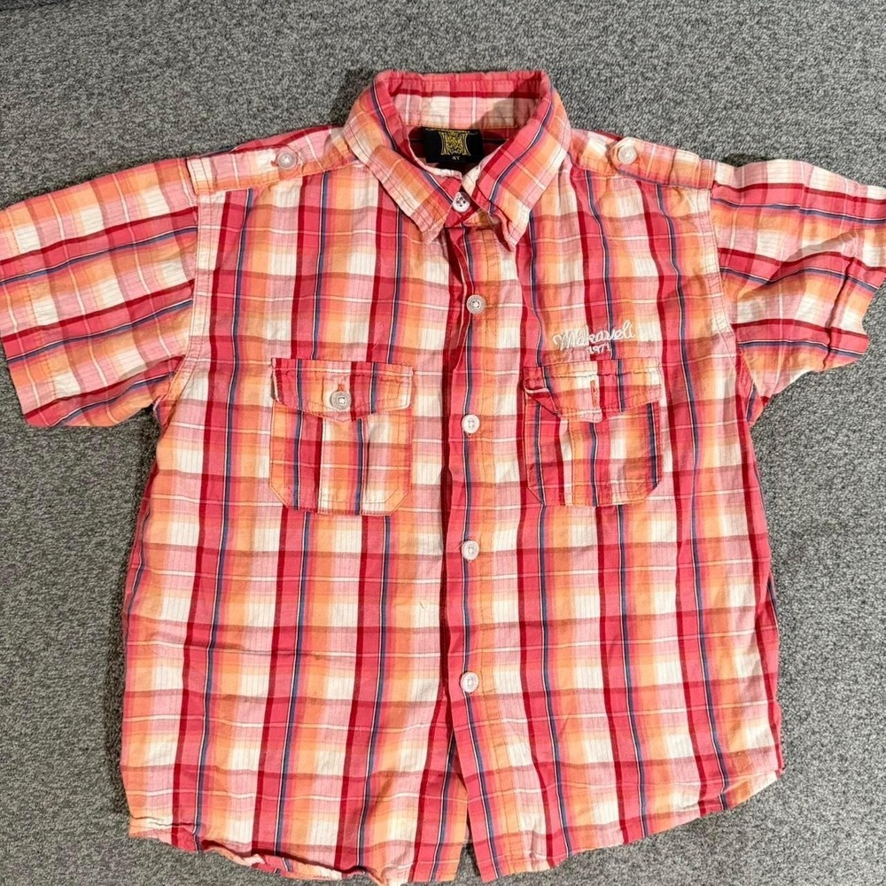 Vintage boys Makaveli button up shirt size 4T